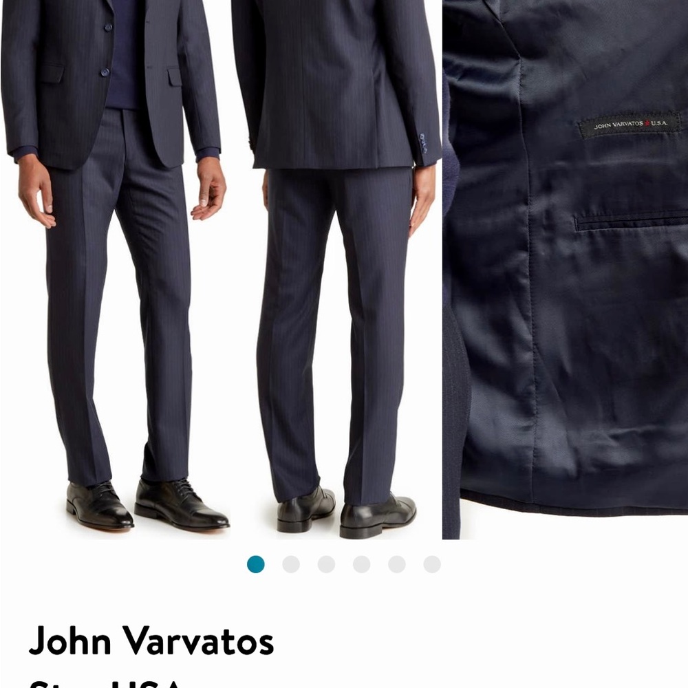 46R John Varvatos suit - never worn - tags still attached